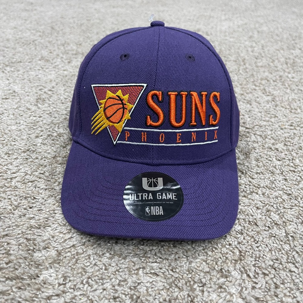 Phoenix Suns Hat Cap Mens One Size Purple Ultra Game Embroidered Strapback NBA